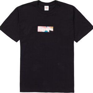 Supreme Emilio Pucci Box Logo Tee Black/Dusty Pink